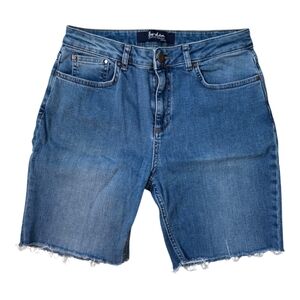 Boden Raw Hem Medium Wash Denim Jean Shorts - Size UK 12/US 8
